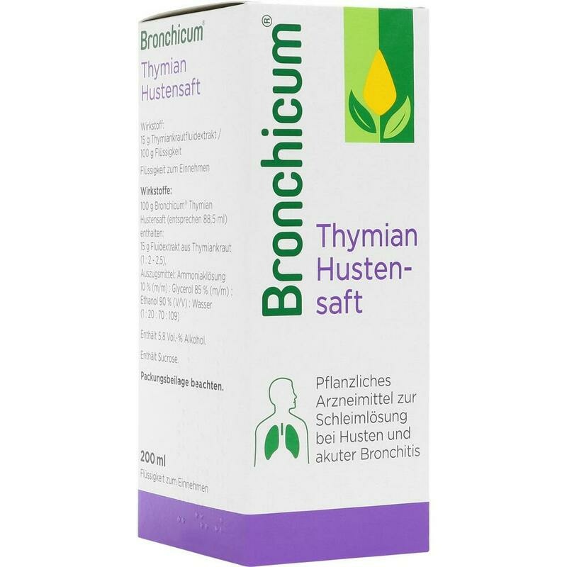 BRONCHICUM Thymian Hustensaft