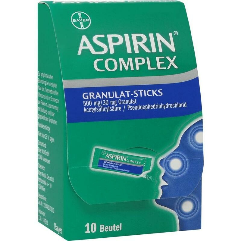 ASPIRIN Complex Granulat-Sticks 500 mg/30 mg Gran.