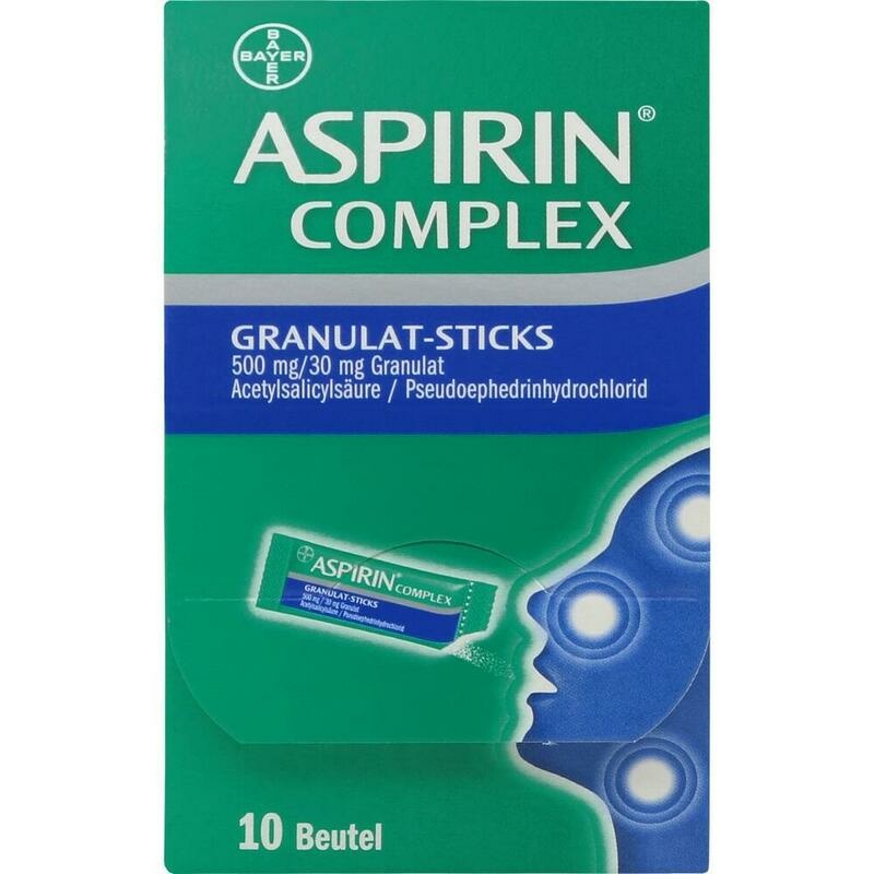 ASPIRIN Complex Granulat-Sticks 500 mg/30 mg Gran.