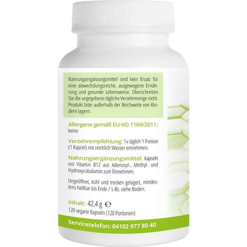 VITAMIN B12 KOMPLEX vegan Kapseln