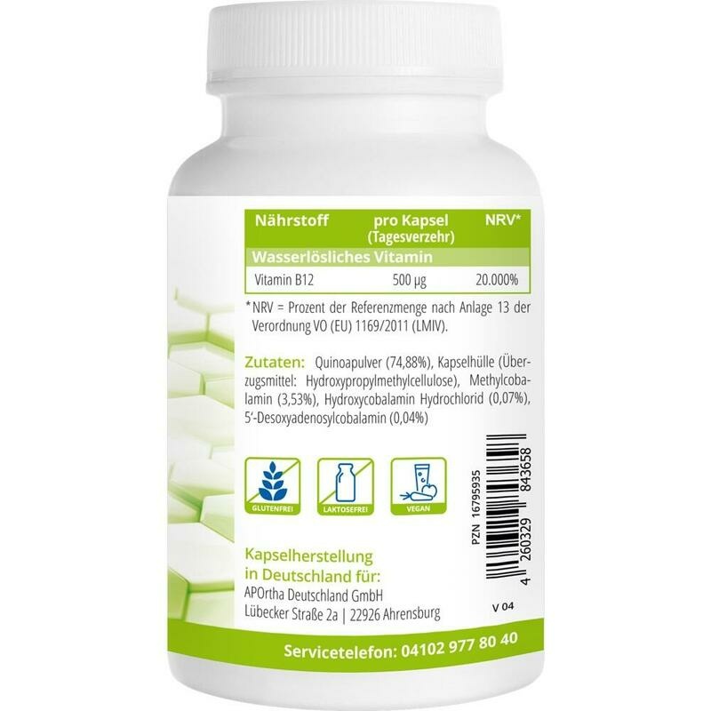 VITAMIN B12 KOMPLEX vegan Kapseln