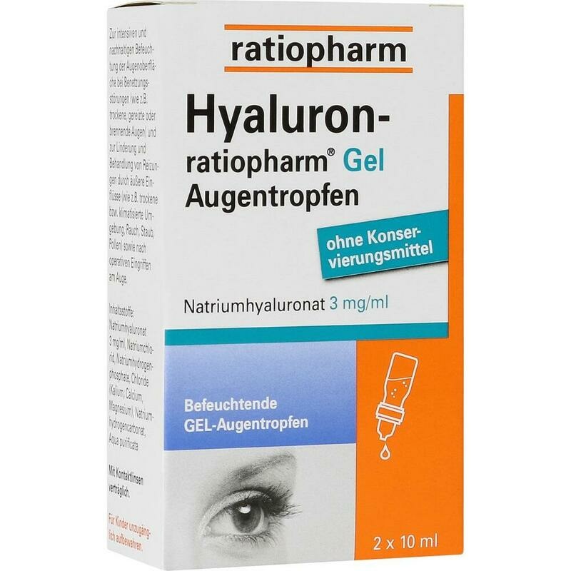 HYALURON-RATIOPHARM Gel Augentropfen