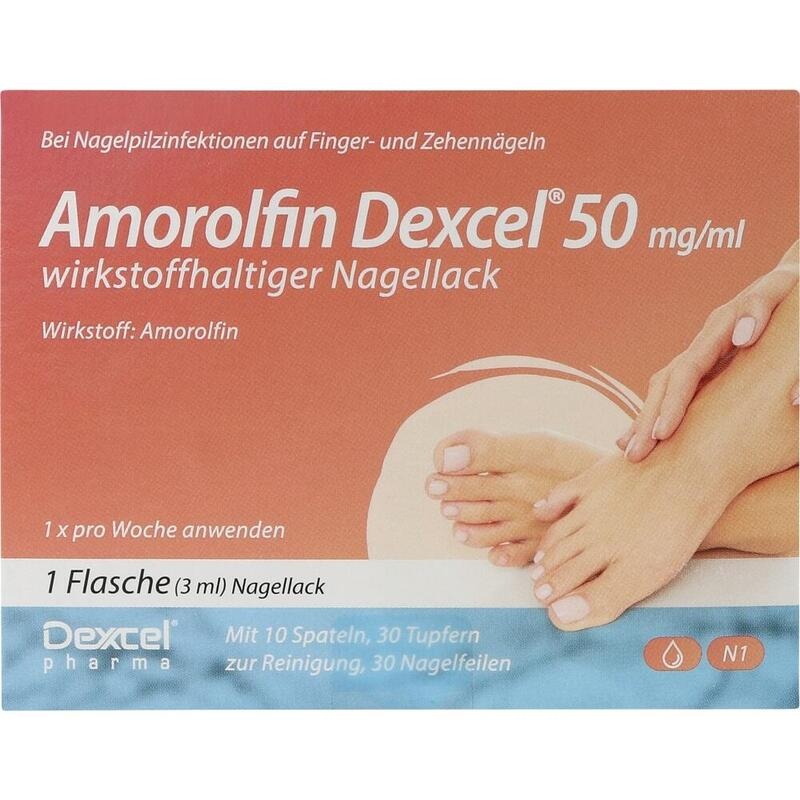 AMOROLFIN Dexcel 50 mg/ml wirkstoffhalt.Nagellack