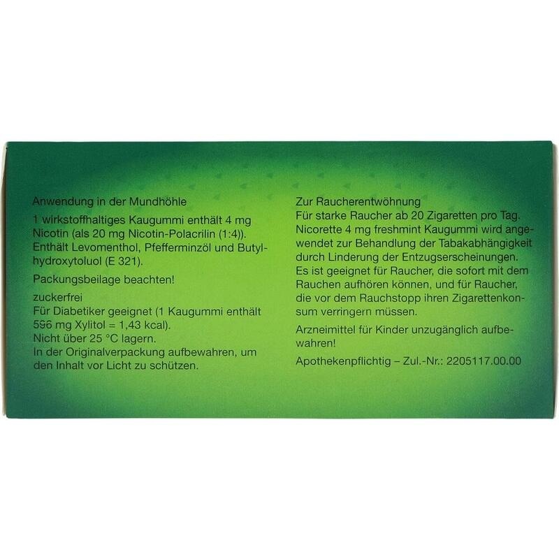 NICORETTE 4 mg freshmint Kaugummi