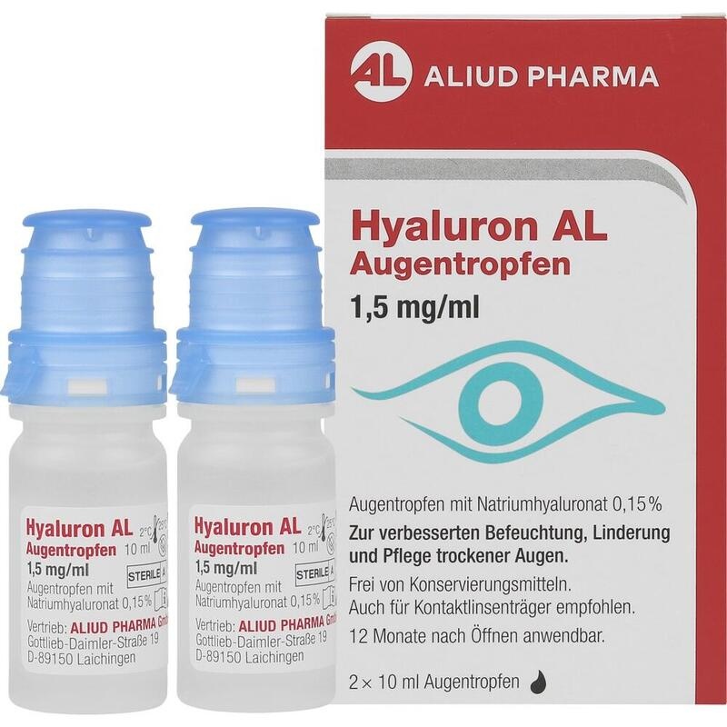 HYALURON AL Augentropfen 1,5 mg/ml