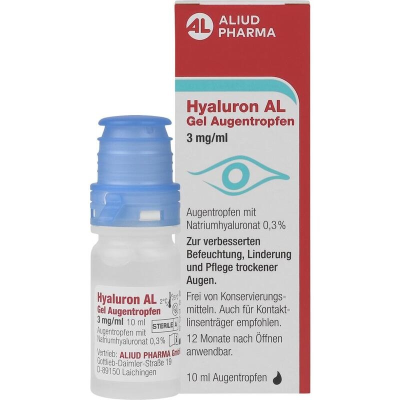 HYALURON AL Gel Augentropfen 3 mg/ml