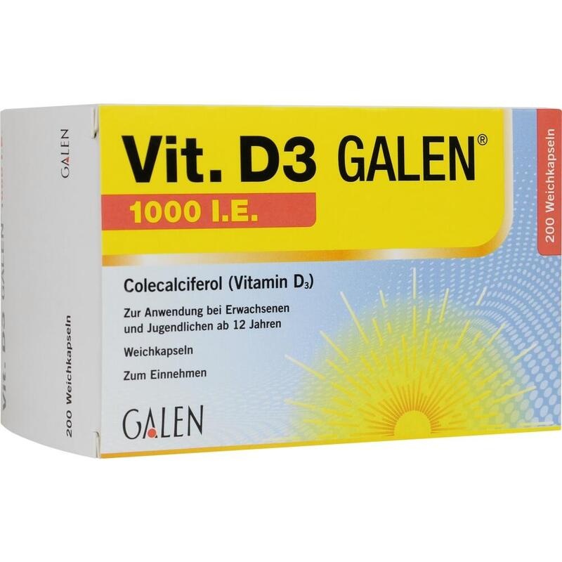 VIT. D3 GALEN 1000 I.E. Weichkapseln