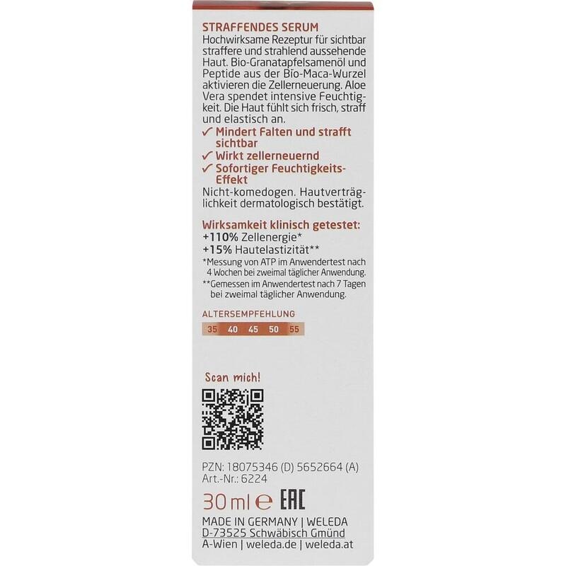 WELEDA straffendes Serum Granatapfel & Maca