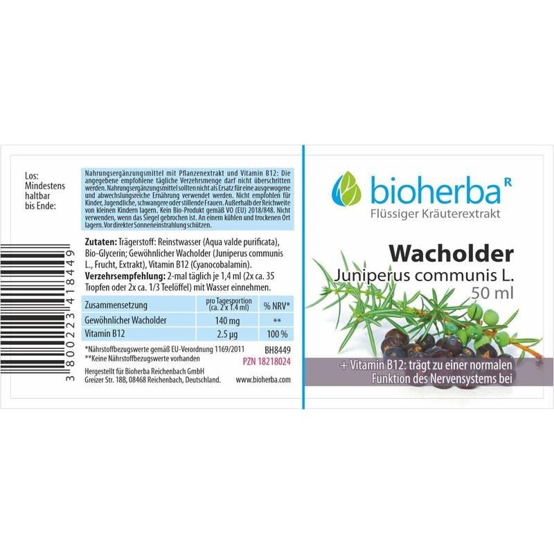 WACHOLDER Juniperus communis L.Tinktur