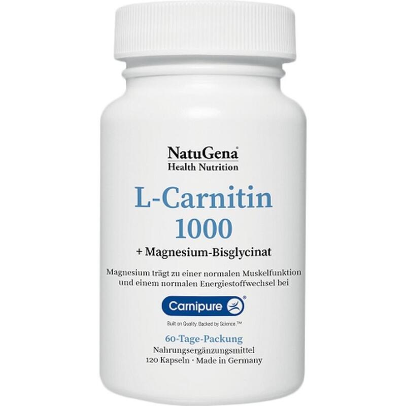 L-CARNITIN 1000 Carnipure+Magnesium vegan Kapseln