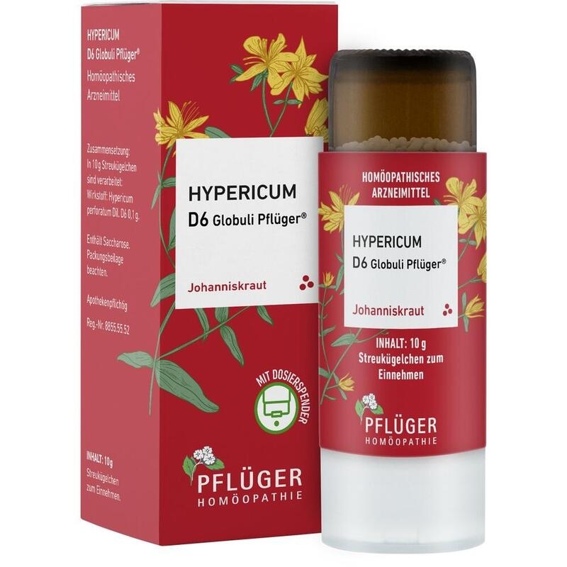 HYPERICUM D 6 Globuli Pflüger Dosierspender