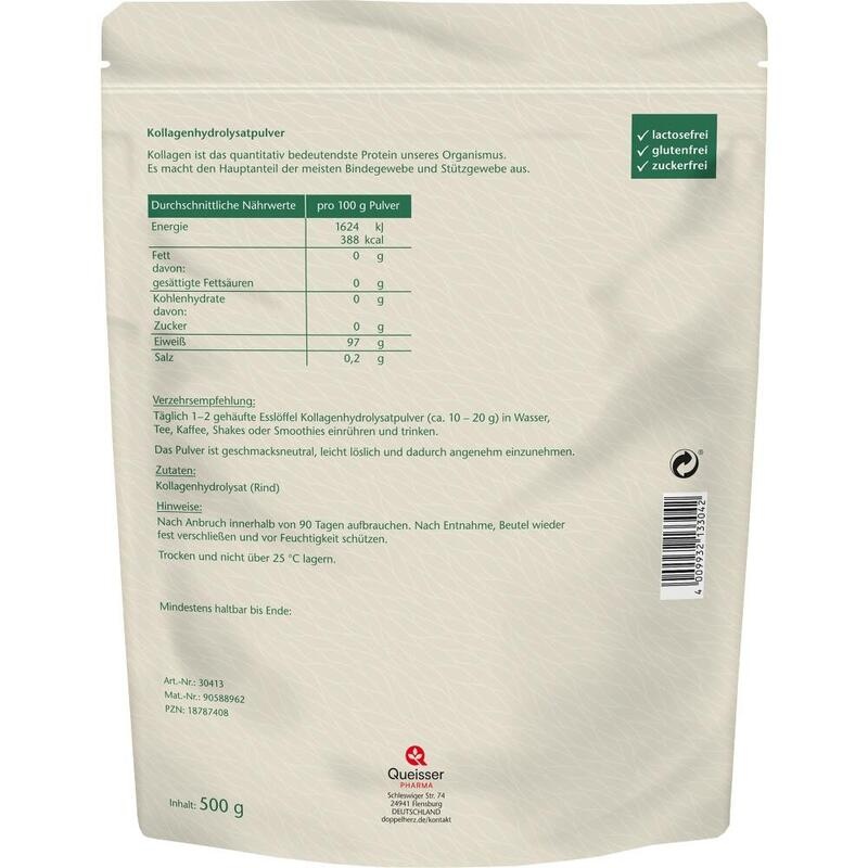 DOPPELHERZ Kollagenpulver pure