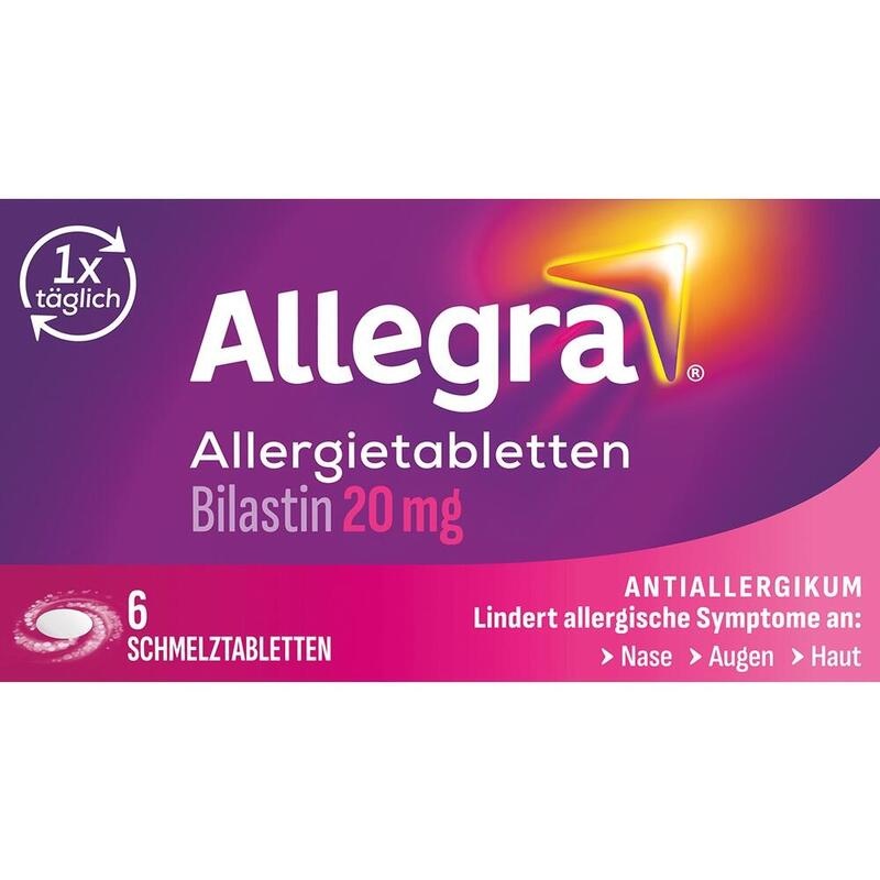 ALLEGRA Allergietabletten 20 mg Schmelztabletten
