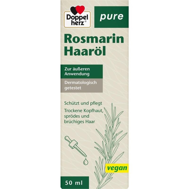 DOPPELHERZ Rosmarin Haaröl pure