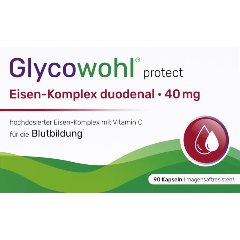 GLYCOWOHL Eisen-Komplex duodenal 40 mg+Vit.C Kaps.
